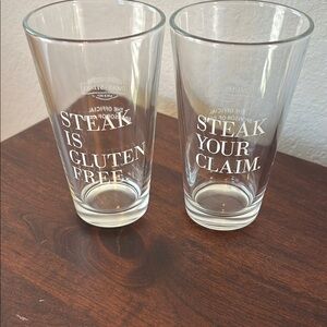 Omaha Steaks Drinking Glasses